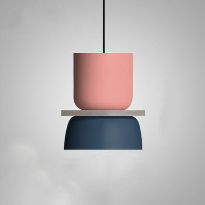 Nordic Macaron LED Pendant Light - Colourful Side