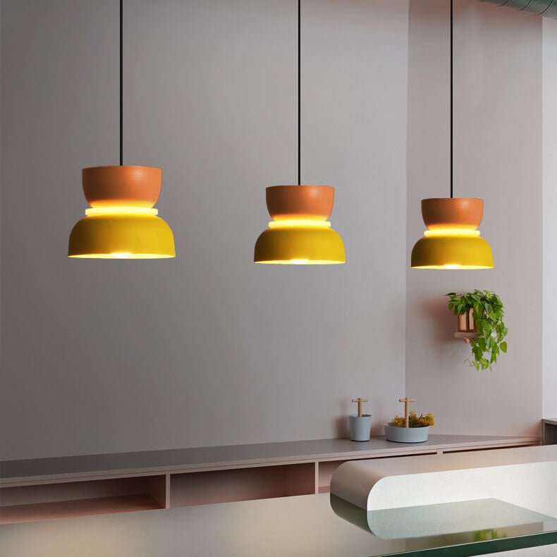 Nordic Macaron LED Pendant Light - Colourful View 12