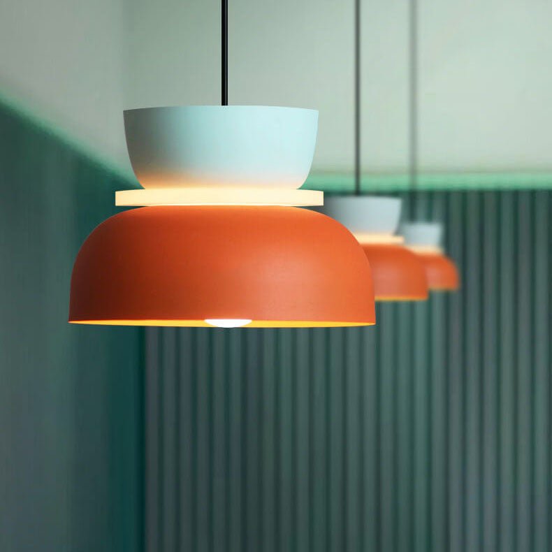 Nordic Macaron LED Pendant Light - Colourful View 13