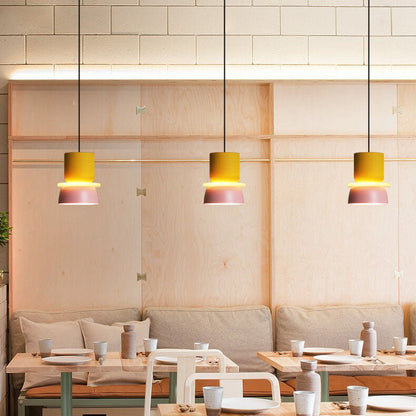 Nordic Macaron LED Pendant Light - Colourful View 18