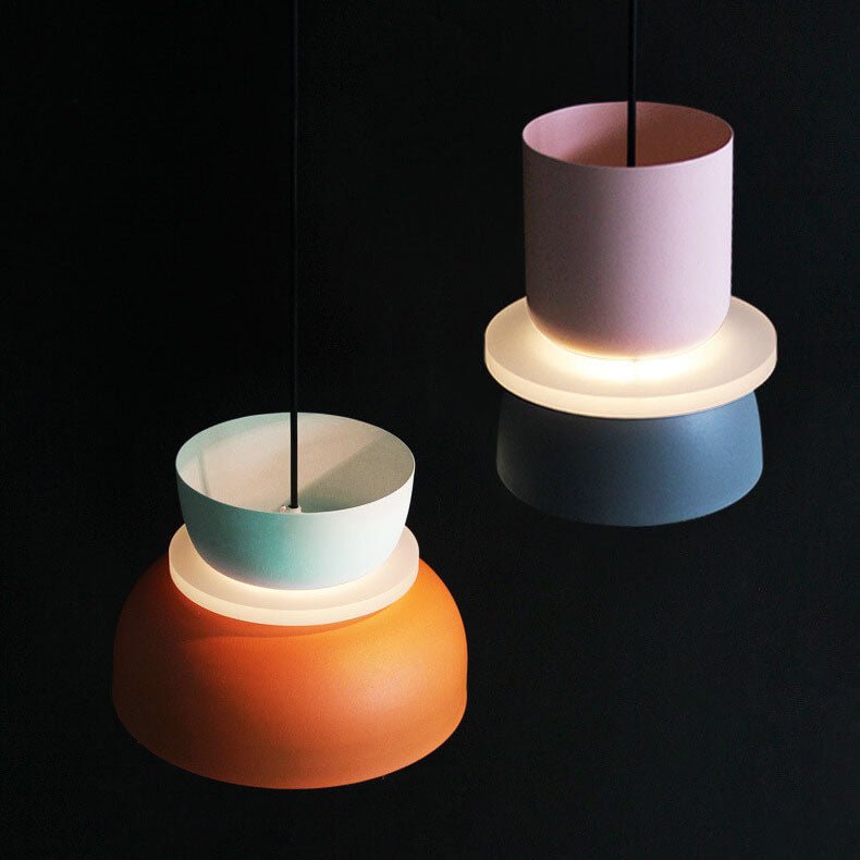Nordic Macaron LED Pendant Light - Colourful View 19