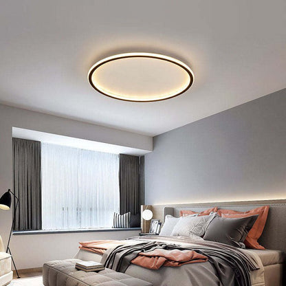 Nordic Style Disc LED Ceiling Lighting Close Up