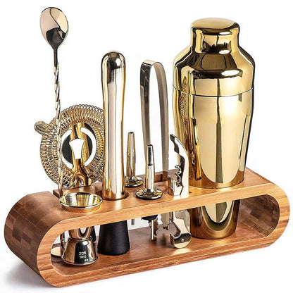 Professional Stainless Steel Cocktail Set Arch Stand Alternate