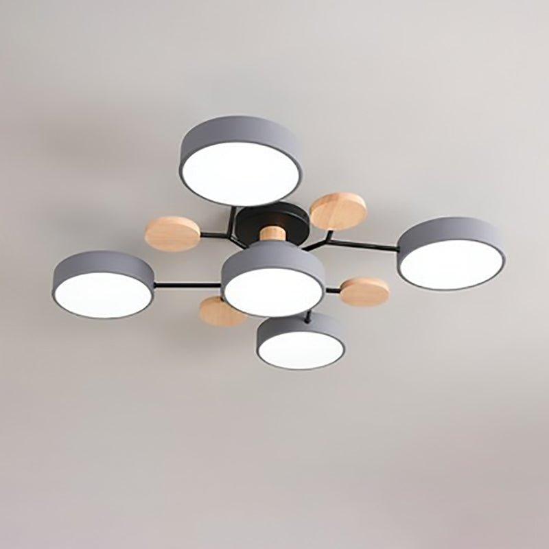 Scandinavian Branch LED Ceiling Light - Dimmable Angle