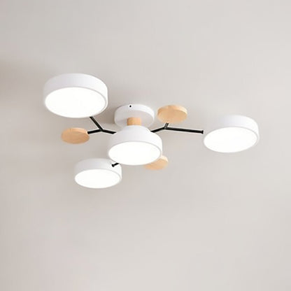 Scandinavian Branch LED Ceiling Light - Dimmable Detail