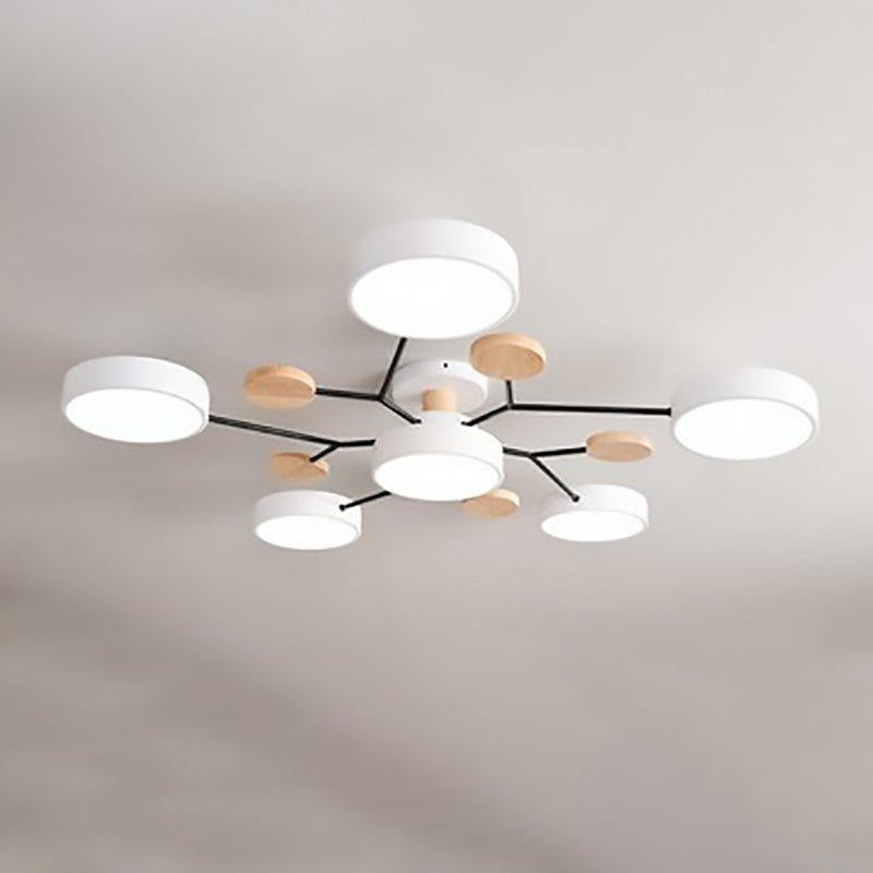 Scandinavian Branch LED Ceiling Light - Dimmable Full