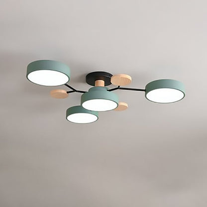 Scandinavian Branch LED Ceiling Light - Dimmable Side