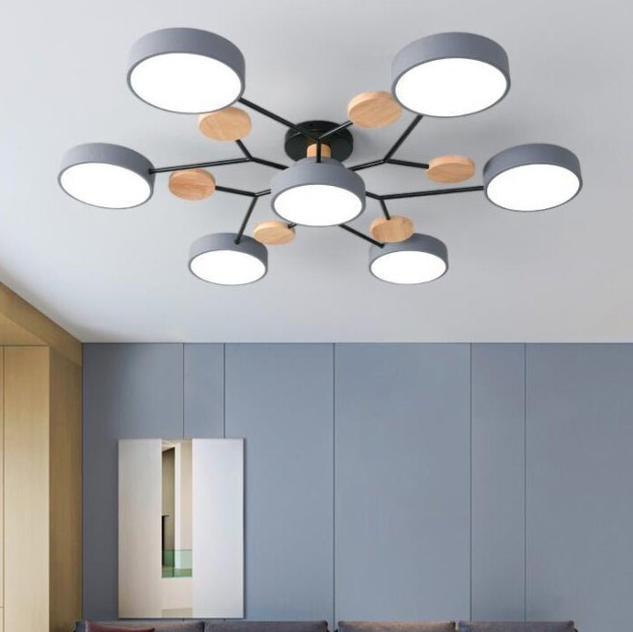 Scandinavian Branch LED Ceiling Light - Dimmable View 12